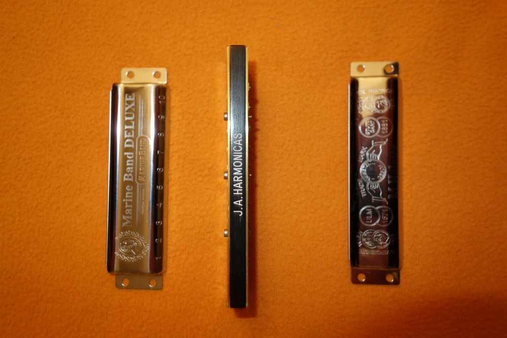 New MARINE BAND DELUXE HARMONICA Joel Andersson Basic Reedwork Performance Comb