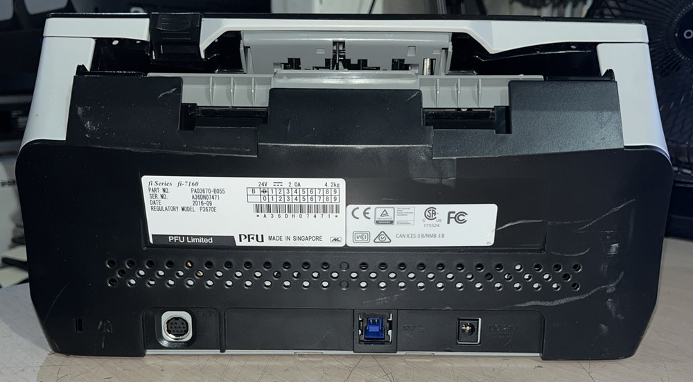 FUJITSU FI-7160 DOCUMENT SCANNER PRINTER