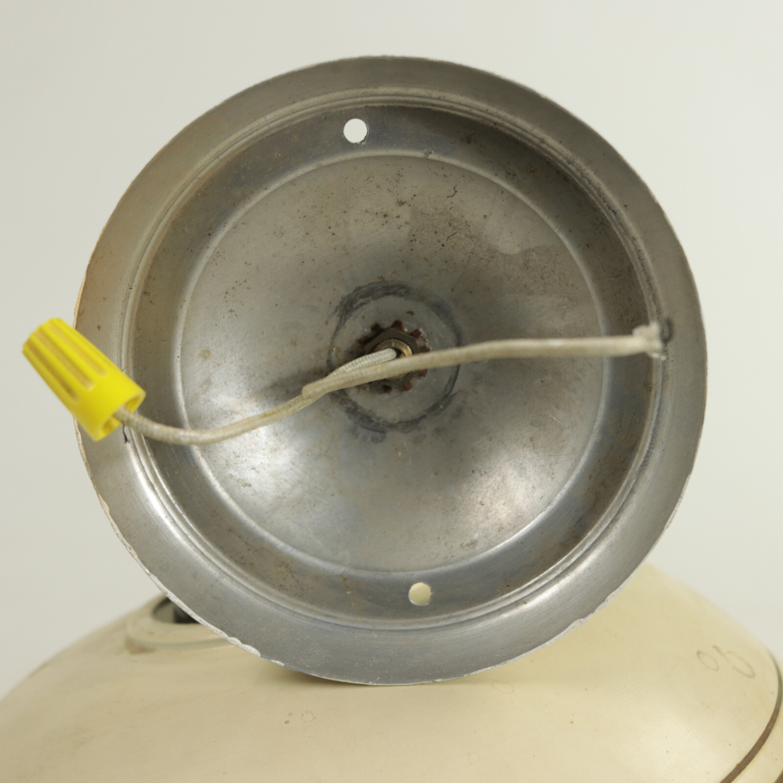 Vintage Mid Century Shaded Bracket Lantern 13" Max Height