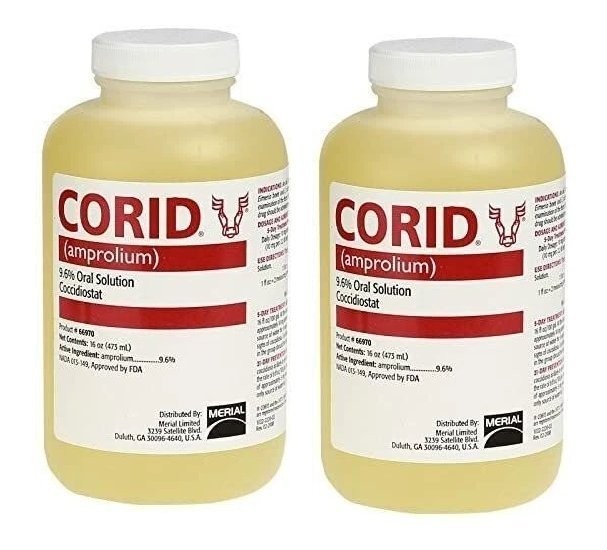 Corid 9.6% Oral Solution 16oz 2 Pack