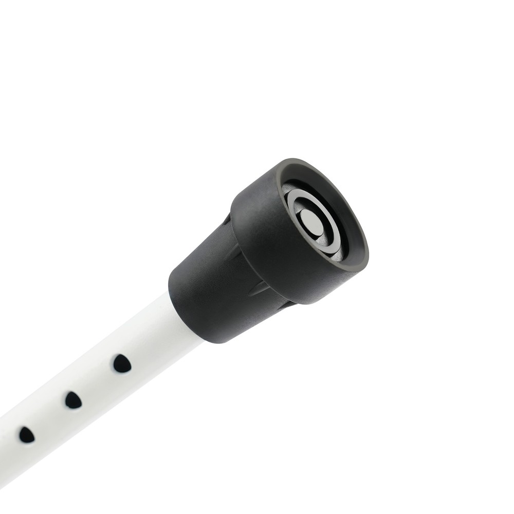 2-Step Stool with Handle, Floor Standing Metal Stepping Stool, White Step Stool