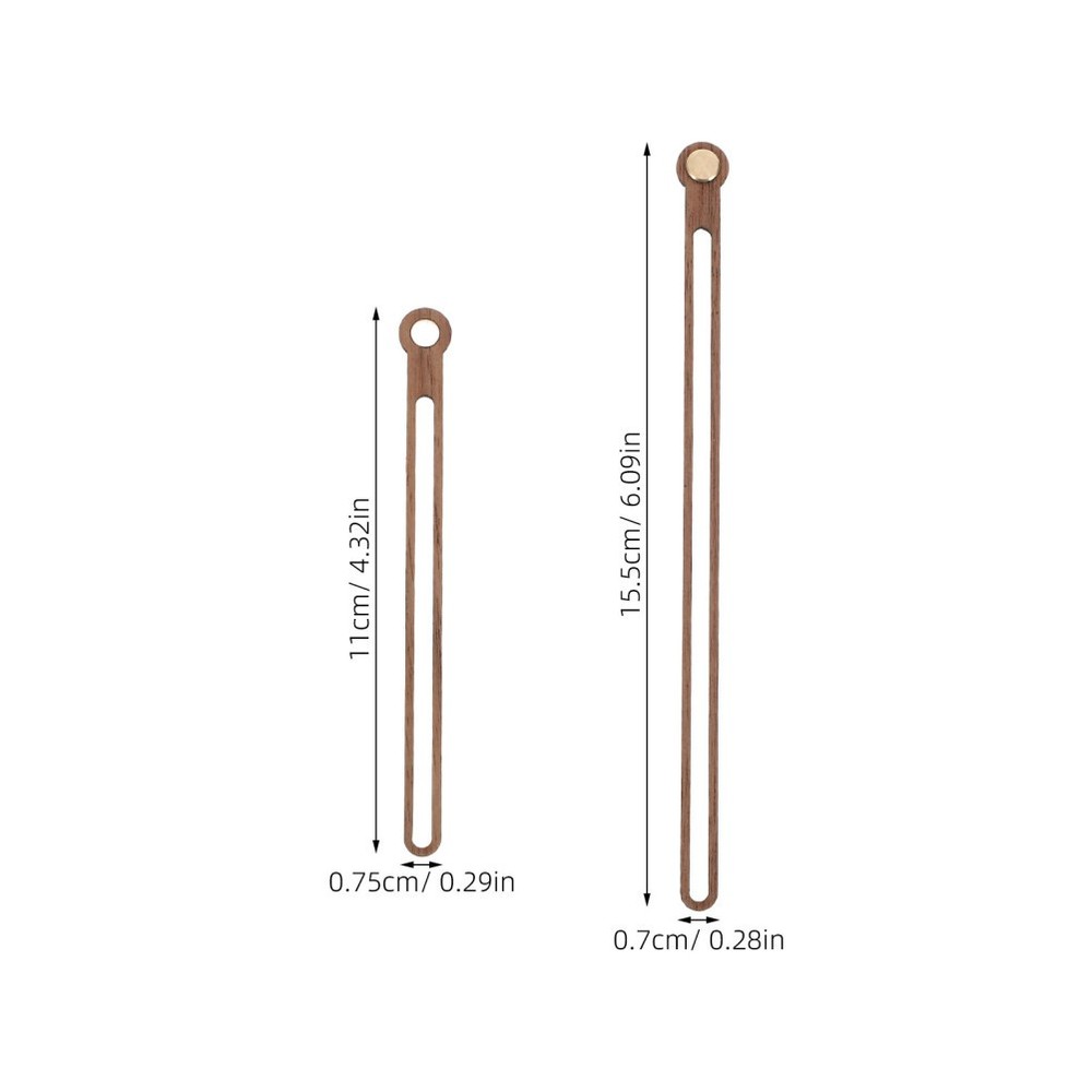 5 Sets Solid Wood Pointer Clock Repair Hands Mechanism Replacement