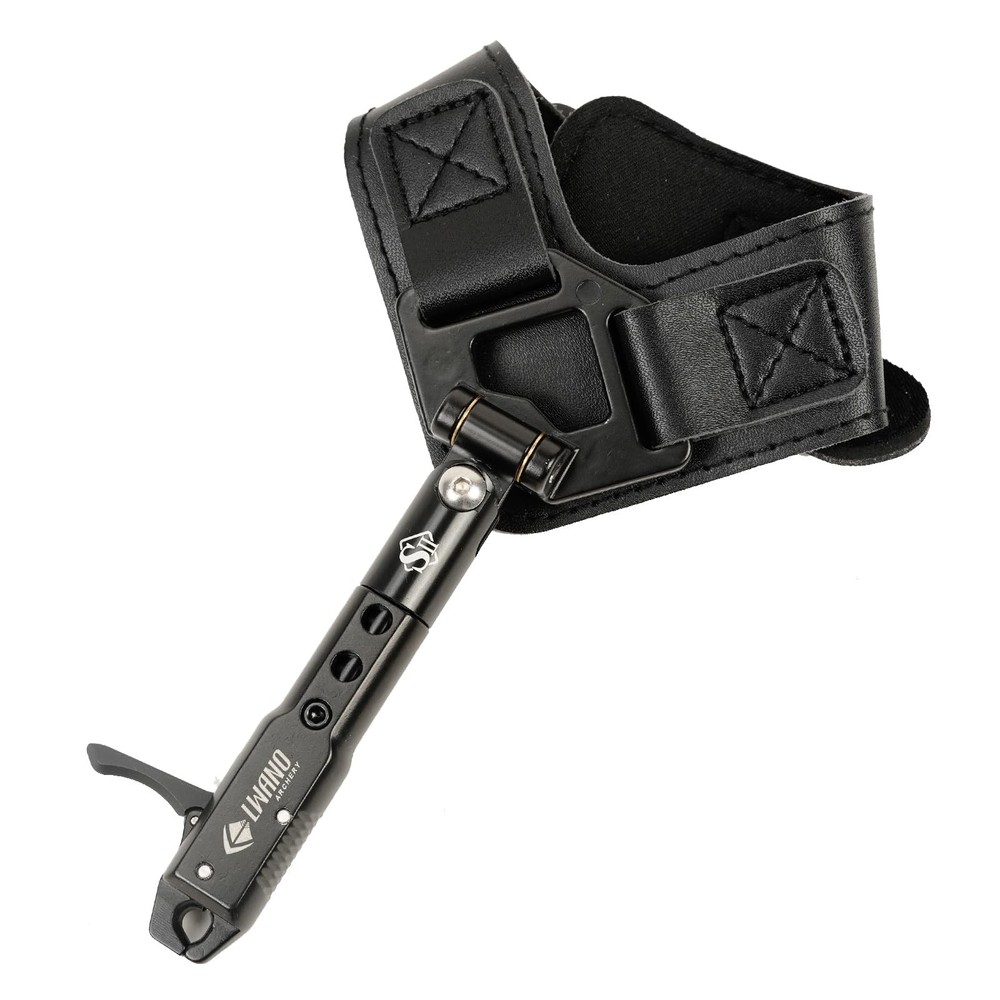 Archery Compound Bow Release Aids Trigger 360° Adjustable Wristband Release A...