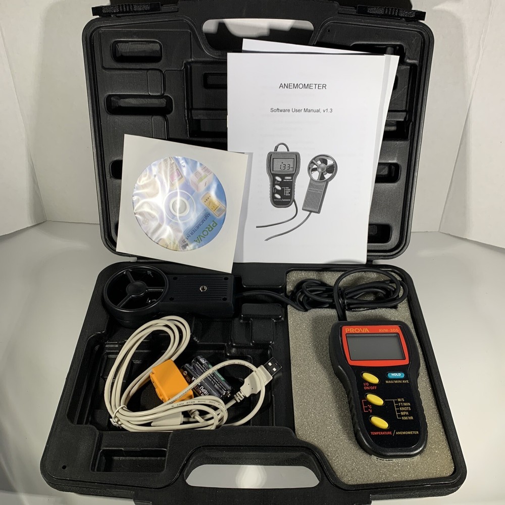 Prova AVM-01 Anemometer Sensitive for low/high air velocity✦Kd