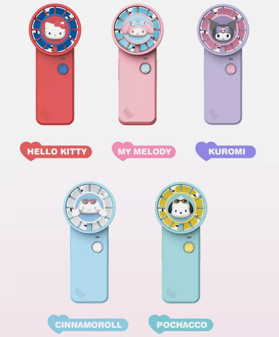 ROYCHE Sanrio Characters Handy Fan - CINNAMONROLL