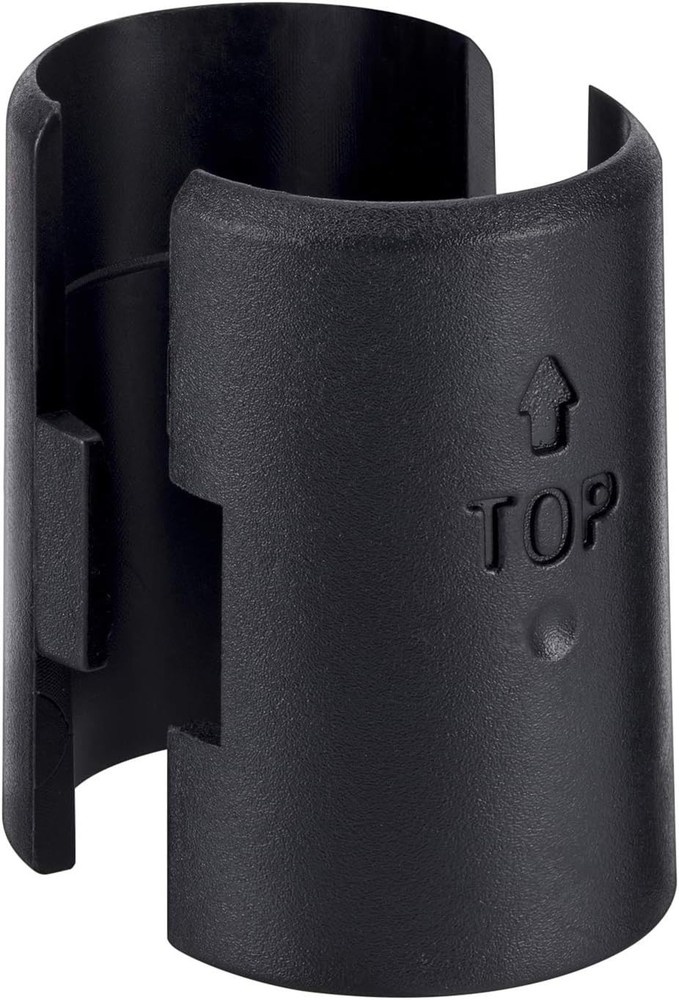 50 Pcs Black Wire Shelf Lock Clips for 1" Posts