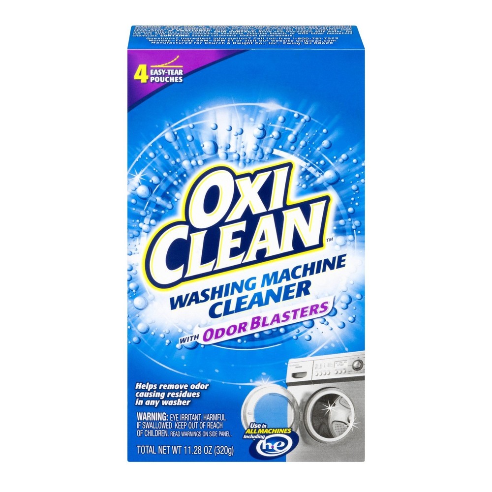 Washing Machine Cleaner Tablets - 4 Count Pack for Deep Cleaning & Odor Removal
