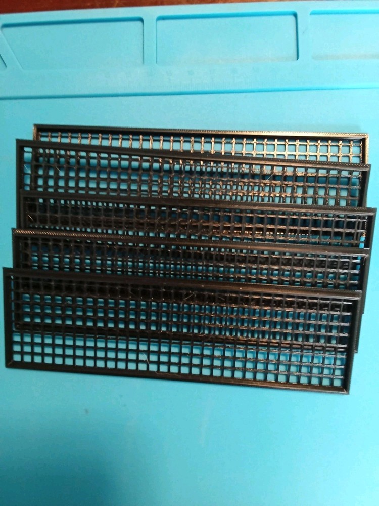 Input/Output Shield Mesh Replacement 5 Pack, I/O Shield Black Mesh 5 Pack