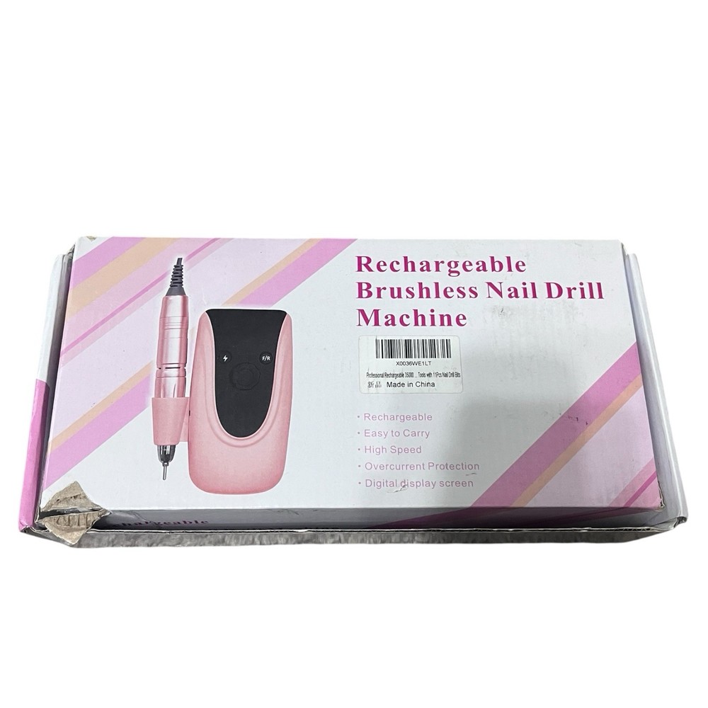 Rechargeable Brushless Nail Drill Machine Model JF-801 Gently Used
