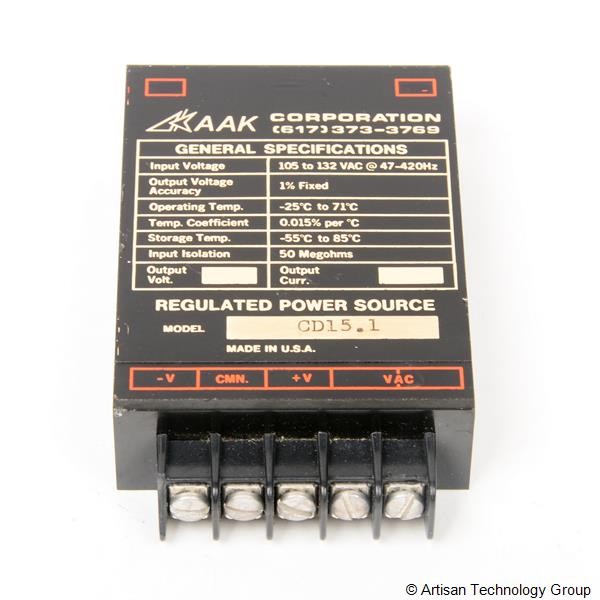 AAK CD15.1 Dual Regulated AC/DC Power Source