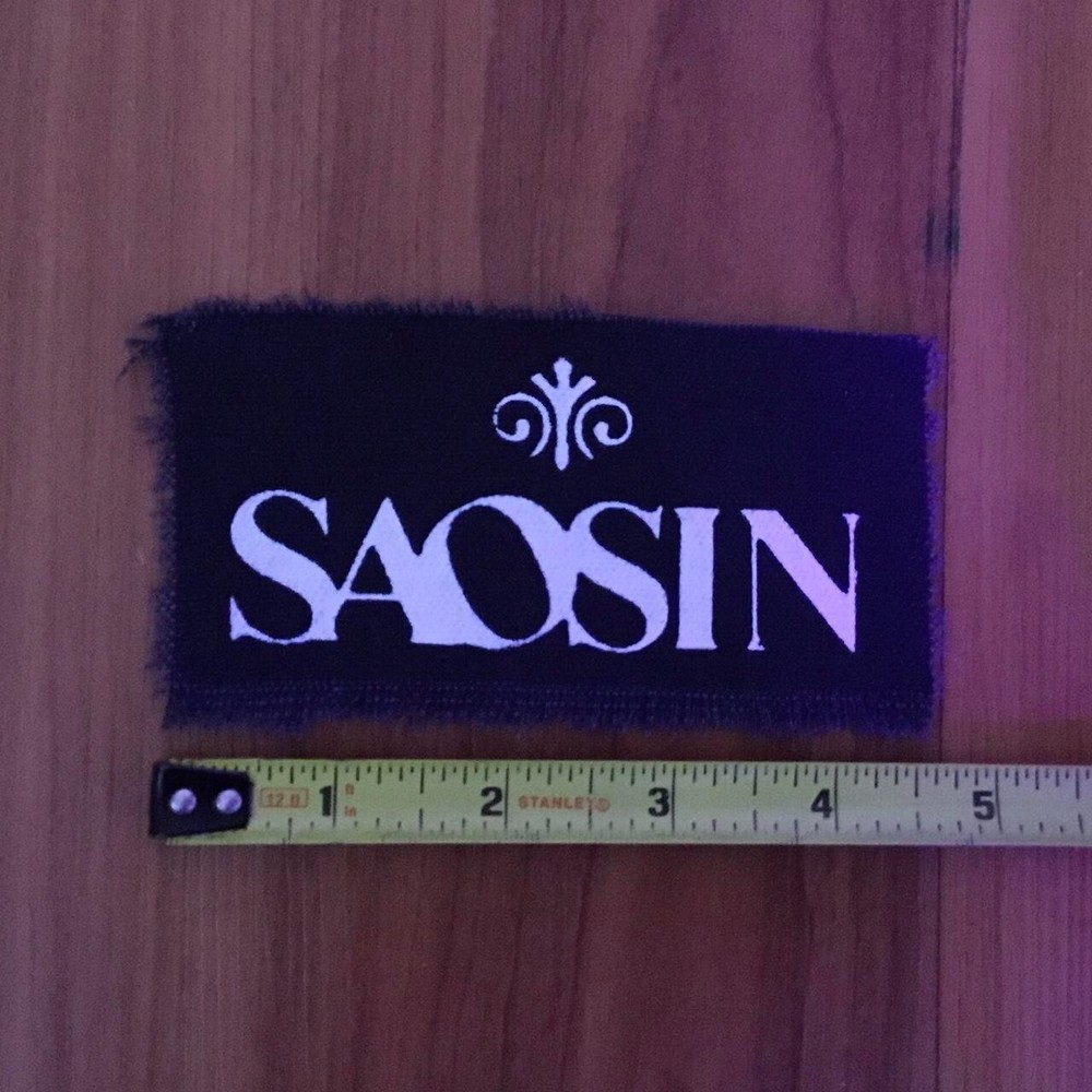 Handmade Saosin Patch 4.5 Inch x 2.5 Inch