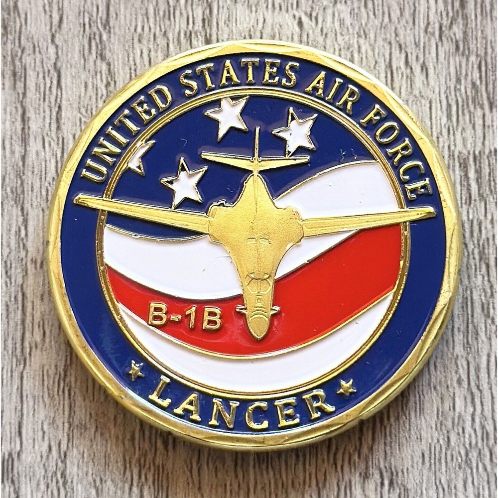 U S AIR FORCE B-1B Lancer Challenge Coin