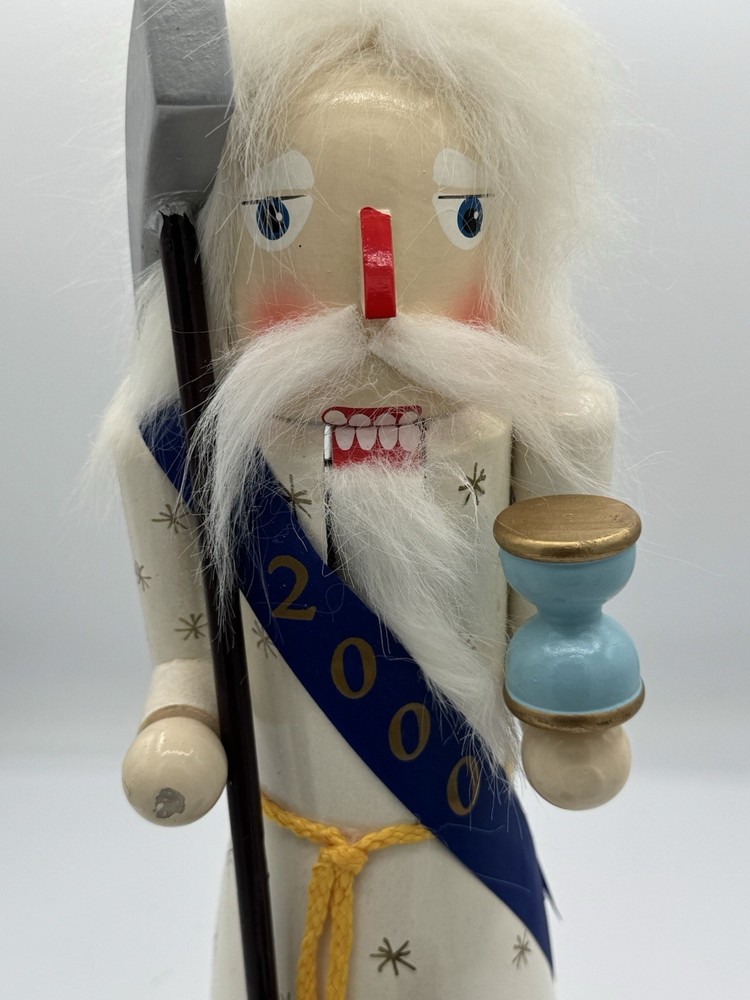 Father Time Nutcracker 15 Tall With Baby