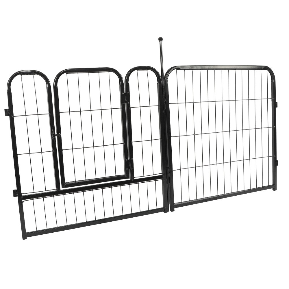 Dog Playpen 24 Inch 16 Panels Heavy Duty Metal Pet Exercise Pen Indoor Outdoor