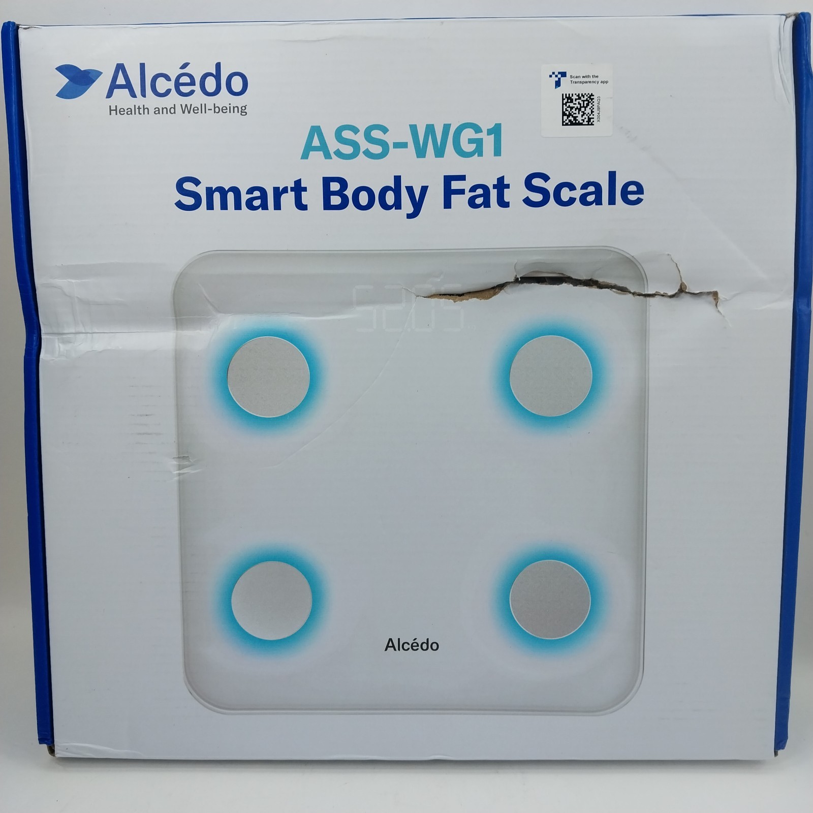 Alcedo Smart Body Fat Scale, Digital Scale with BMI, Fat Percentage, Muscle M...