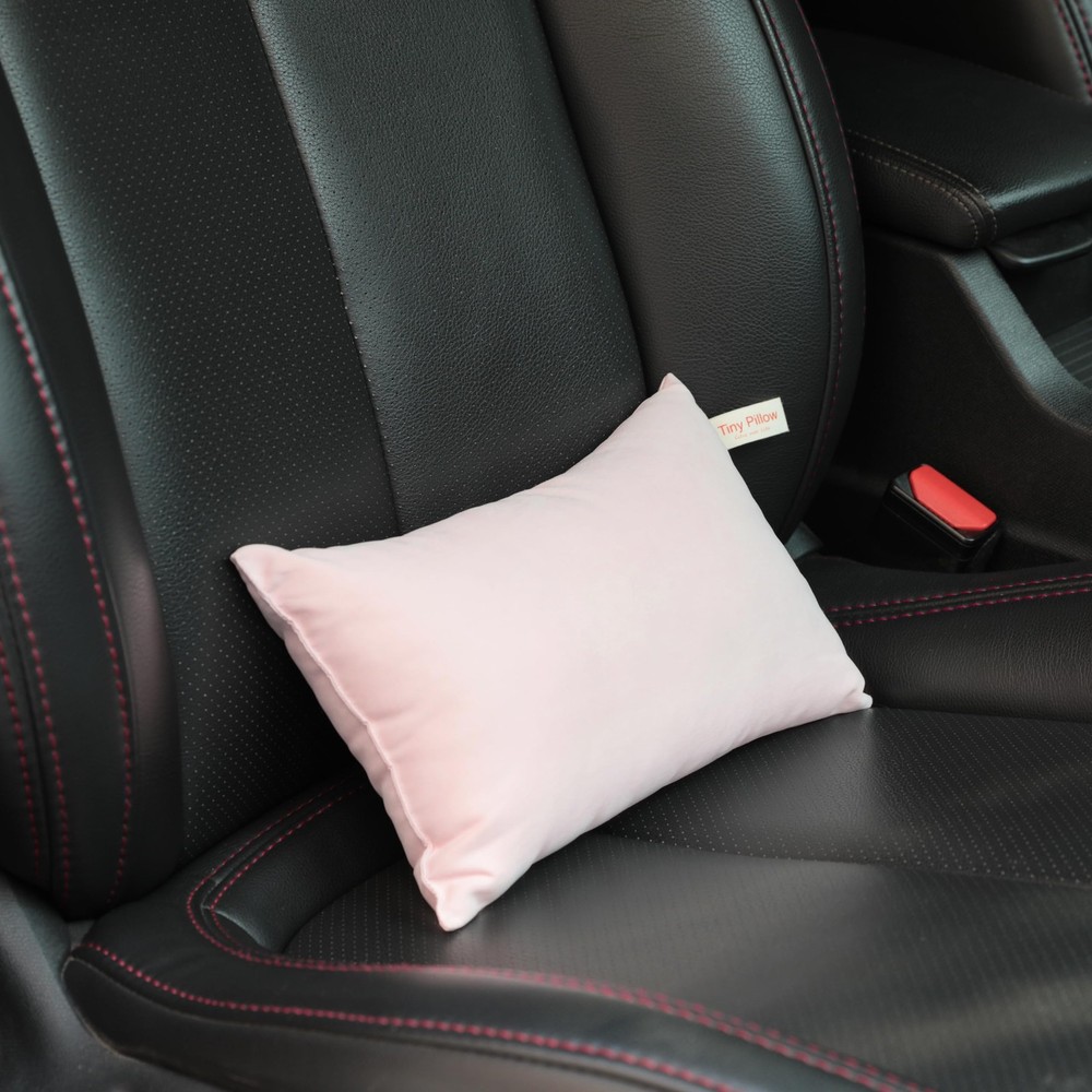 NTBAY Tiny Pillows, Down Alternative 7"x11" Microfiber 11"x7", Light Grey