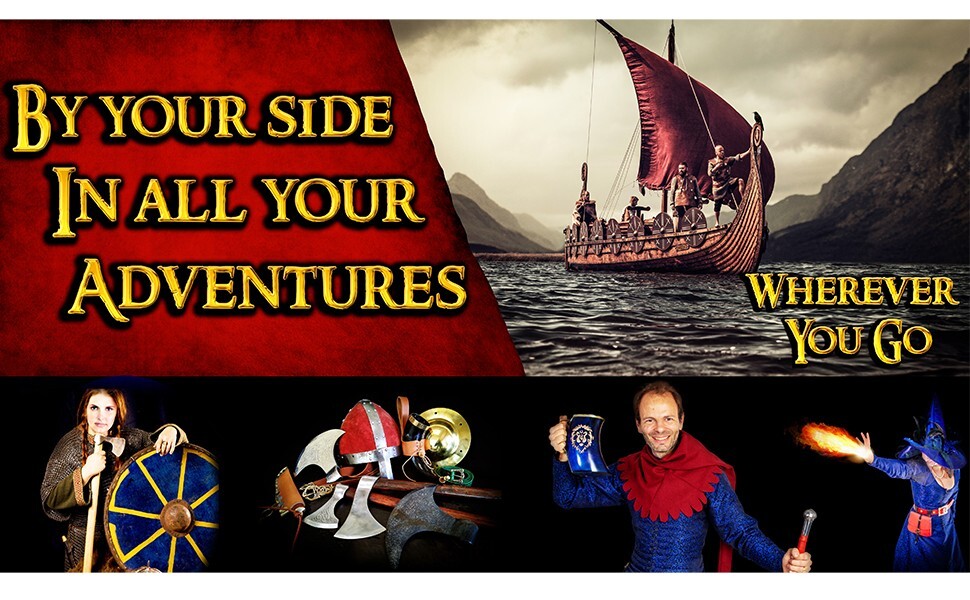 Viking Drinking Horn Mug Ale Beer Wine Ceremonial Medieval Drinkware Set of 2