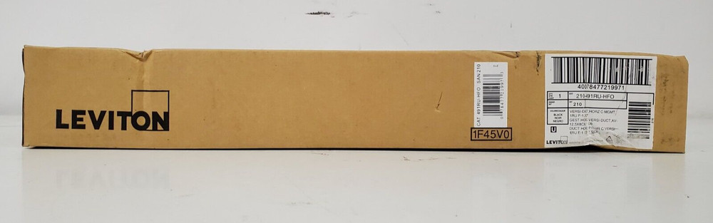 New/Sealed Leviton Cable Management Bar 491RU-HFO