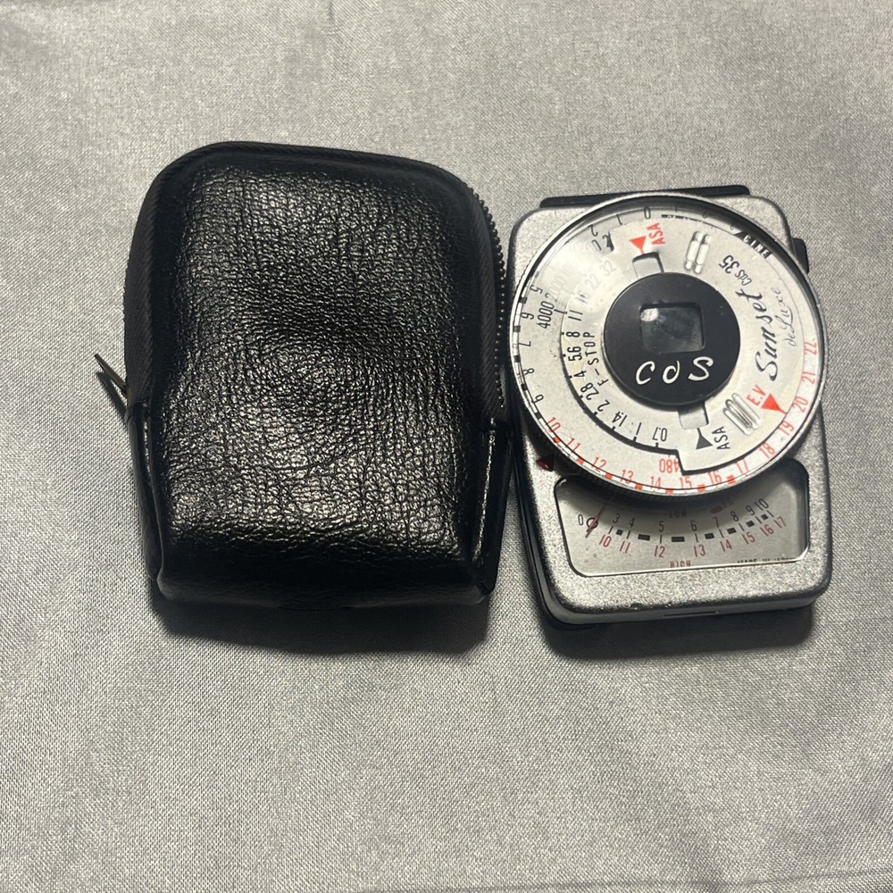 Sunset de Luxe CdS 35 Light Meter With Case #001