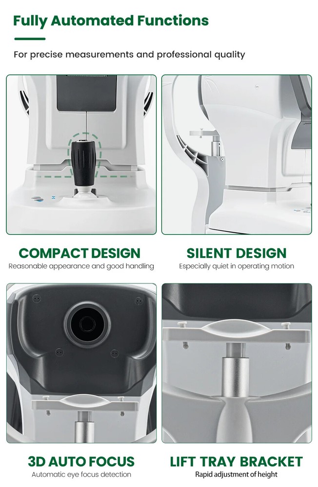 Ophthalmic Optical Instrument 8" LCD Screen Auto Refractometer Keratometer