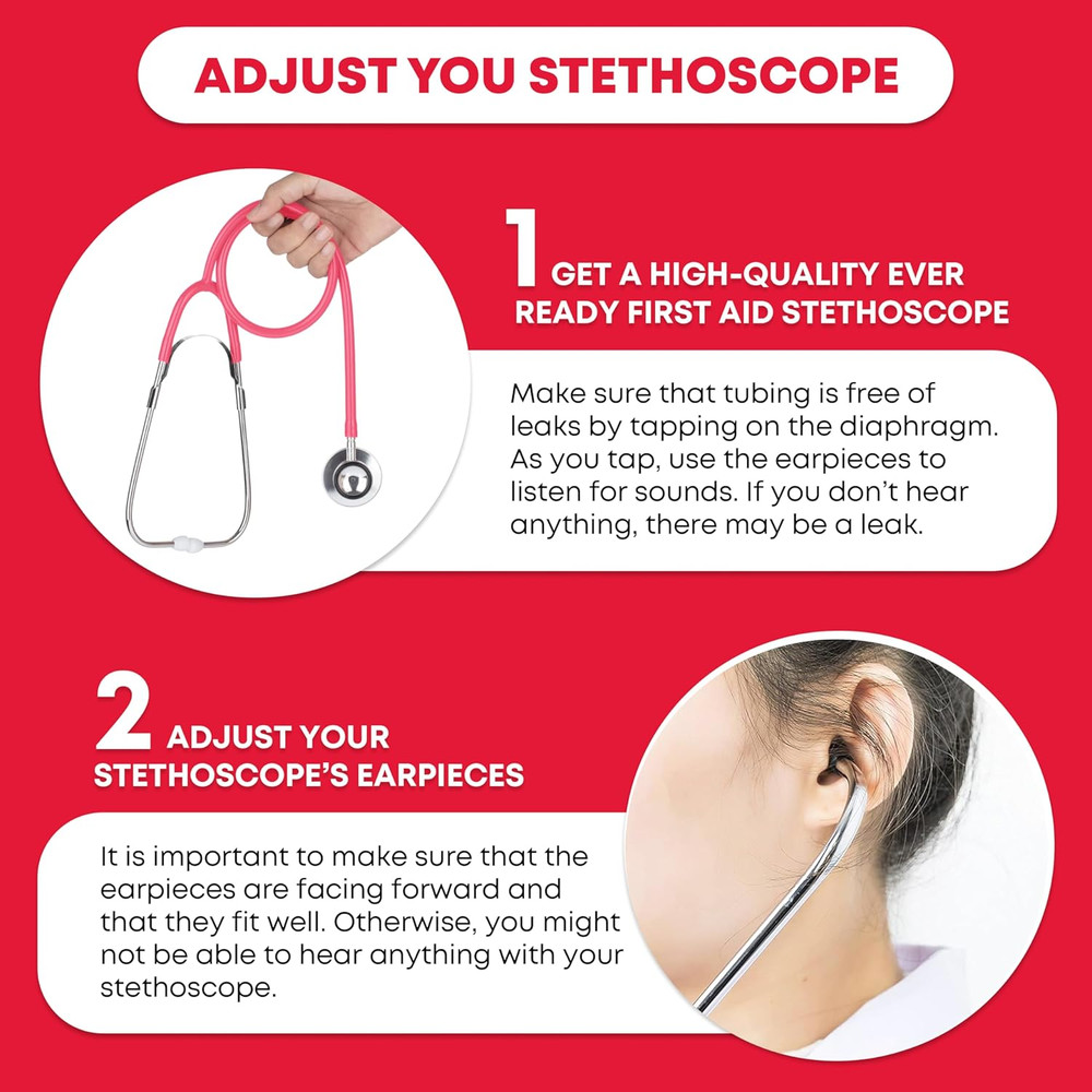 Dual Head Stethoscope - Pink