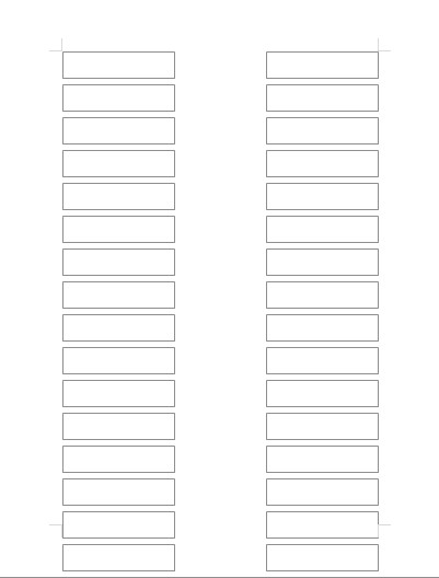 White Binder Organizing Label Inserts (800 Inserts)