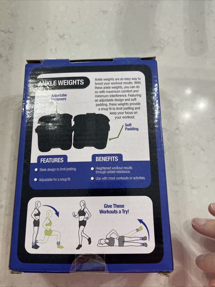 Pro Strength Ankle Weights 2 Lb Set