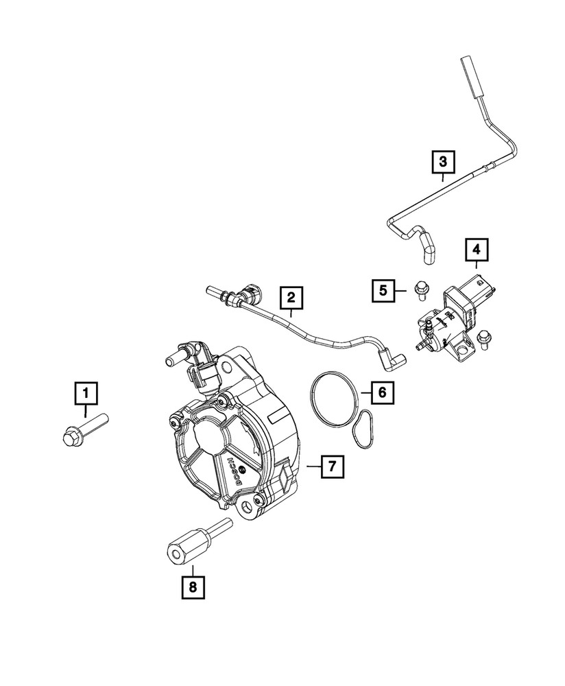 Genuine Mopar Vacuum Switch 68092518aa