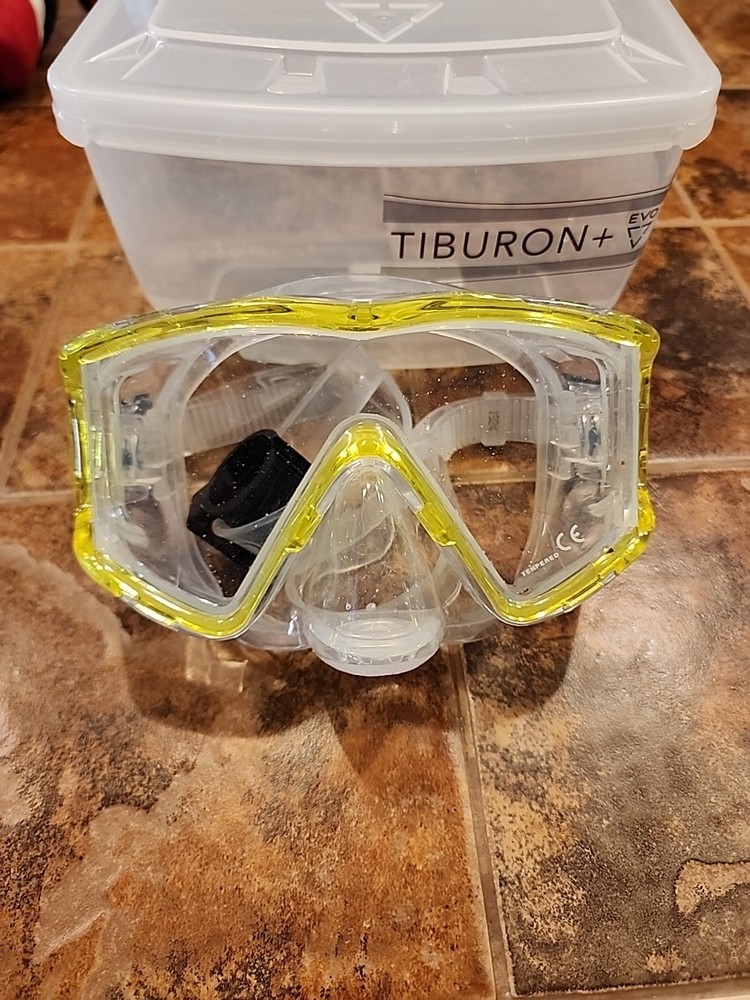 EVO TIBURON+ Scuba Diving Mask Yellow