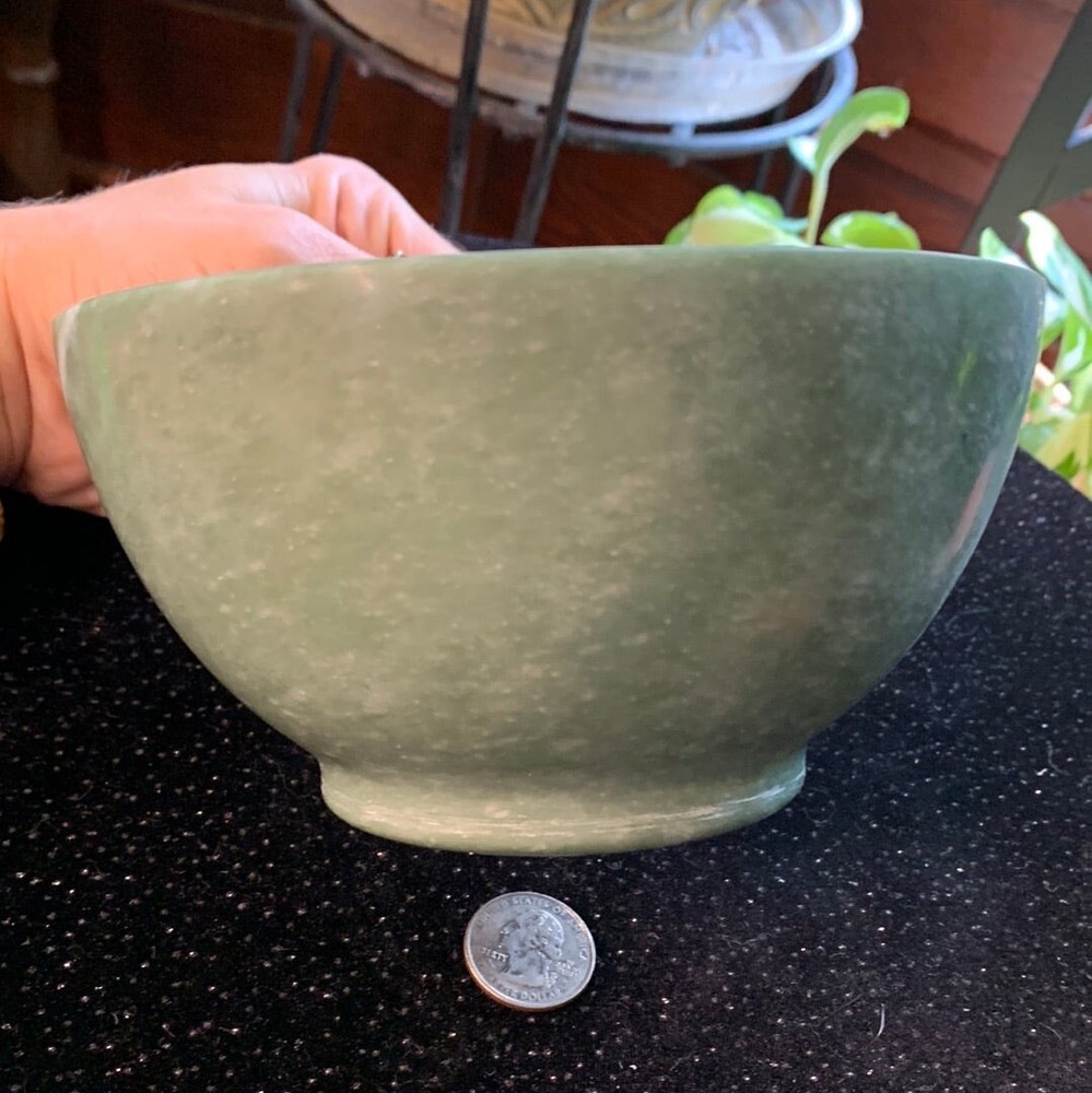 Green Jasper Bowl 596g