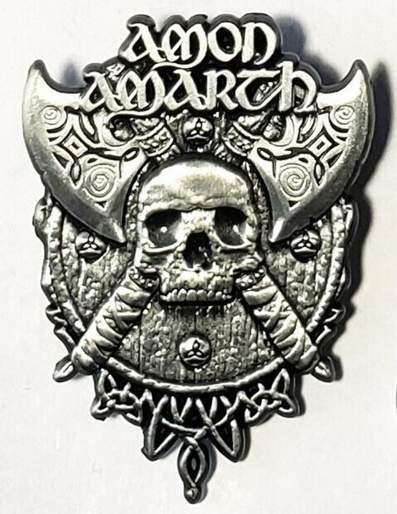 Amon Amarth Enamel Pin Death Metal Hat Backpack Jackets Badge Brooch Logo Band.