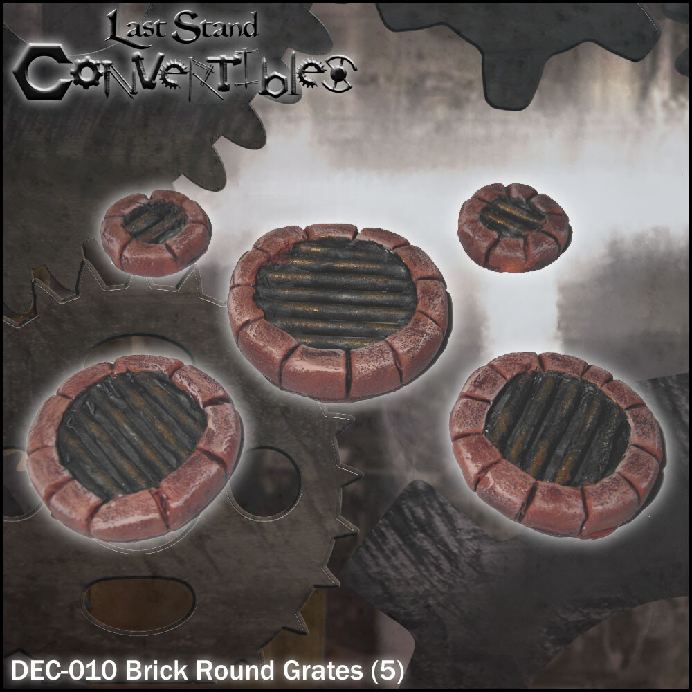 LAST STAND CONVERTIBLES BITS WOVEN BRICK - ROUND GRATES (5)