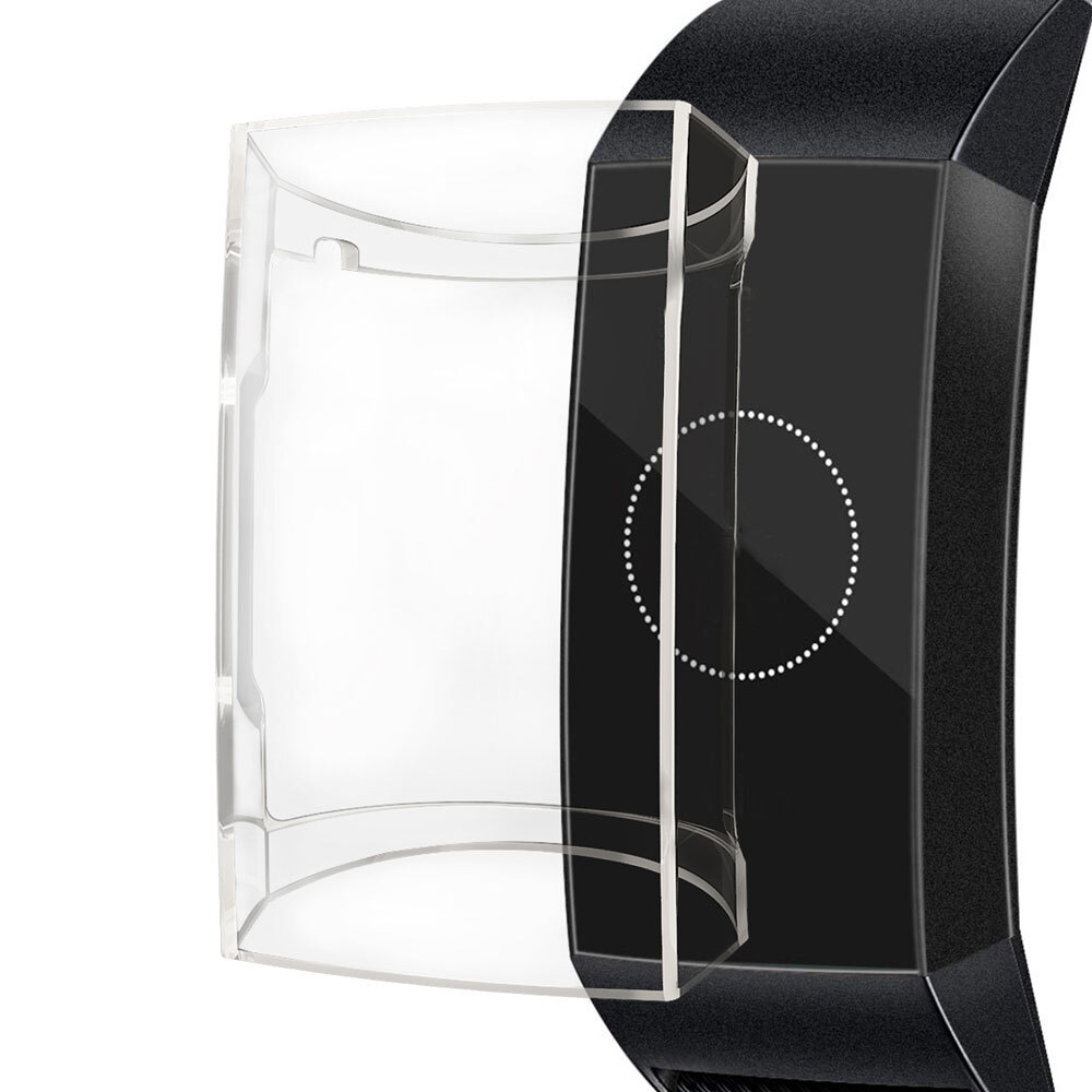 TPU Silicone Soft Shock Proof Case For Fitbit Charge 5/4/3/2 Screen Protector