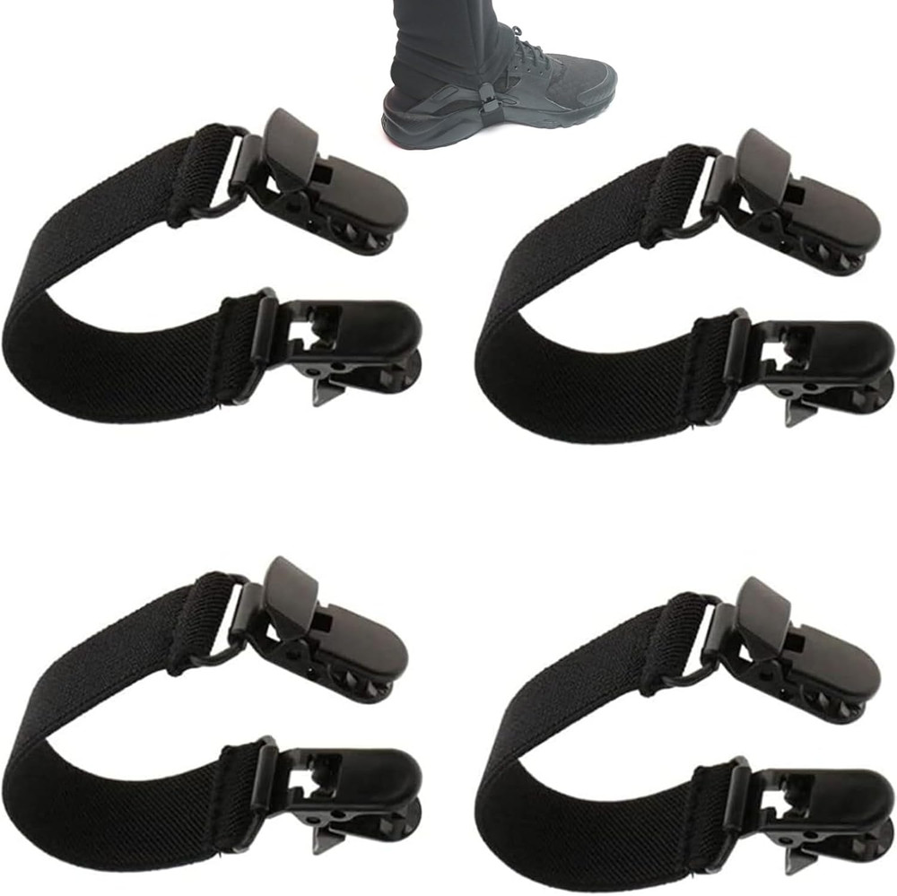 4 Pcs Boot Straps for Cowboy Boots, Adjustable Boot Clips Boot Straps Clips, Ela