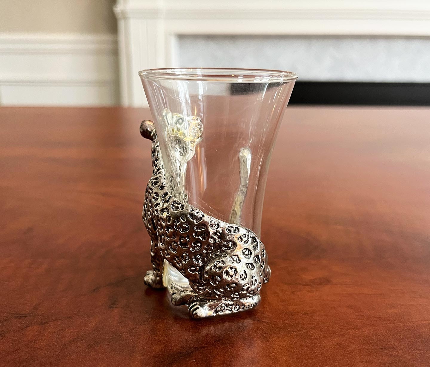 Set of 2 vintage shot glasses from the Arthur Court Safari collection