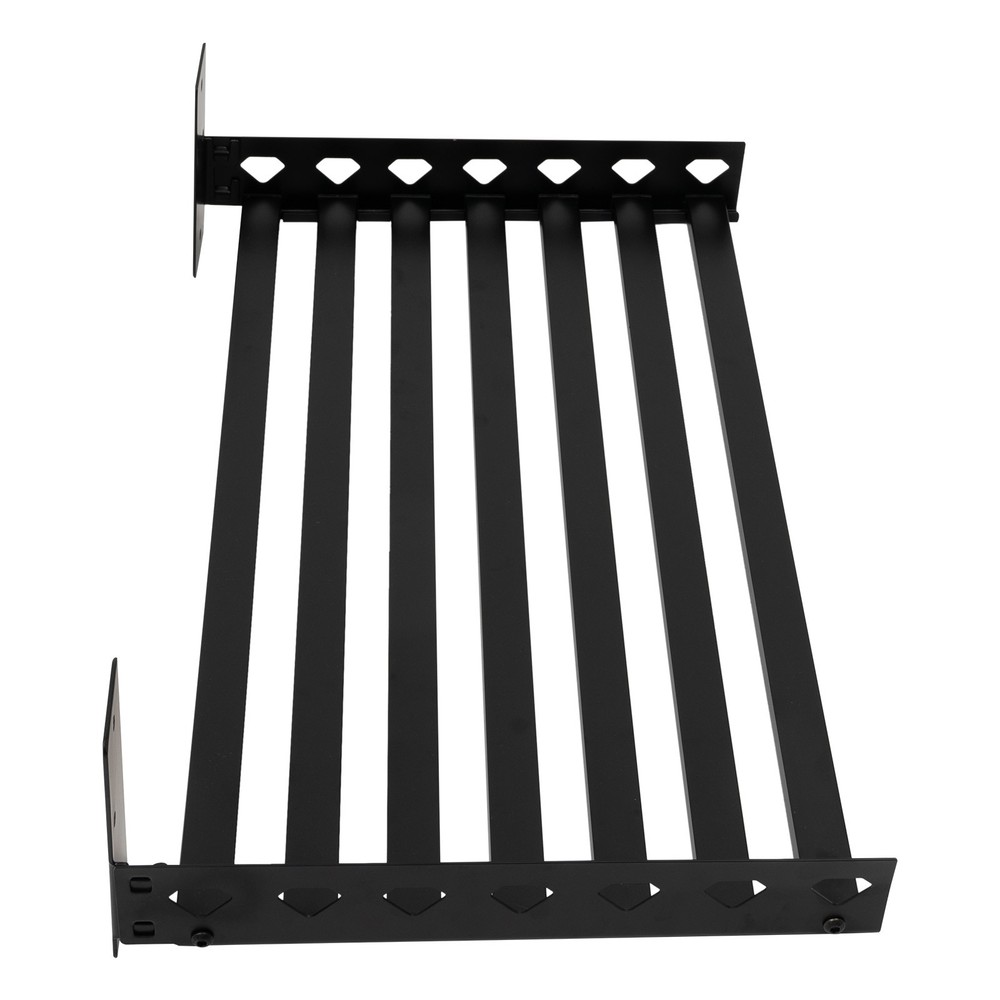 Microwave Oven Bracket Shelf Kitchen Holder Storage Rack Wall Mount with 4 Hooks