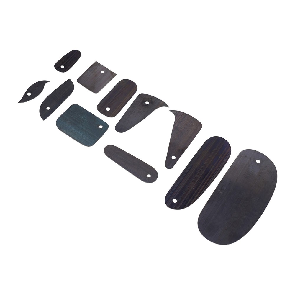 Violin Cello Making Luthier Tools 11PCS Function Scrapering Board-Cutter