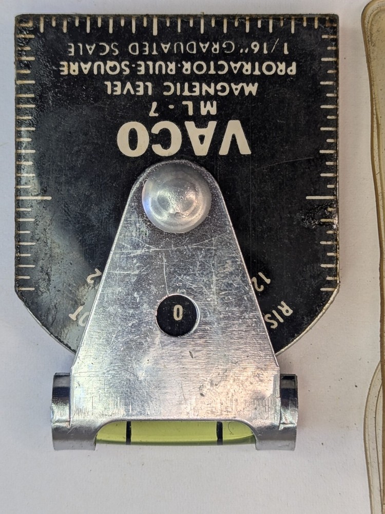 VACO ML-7 Magnetic-PROTRACTOR-RULE-SQUARE