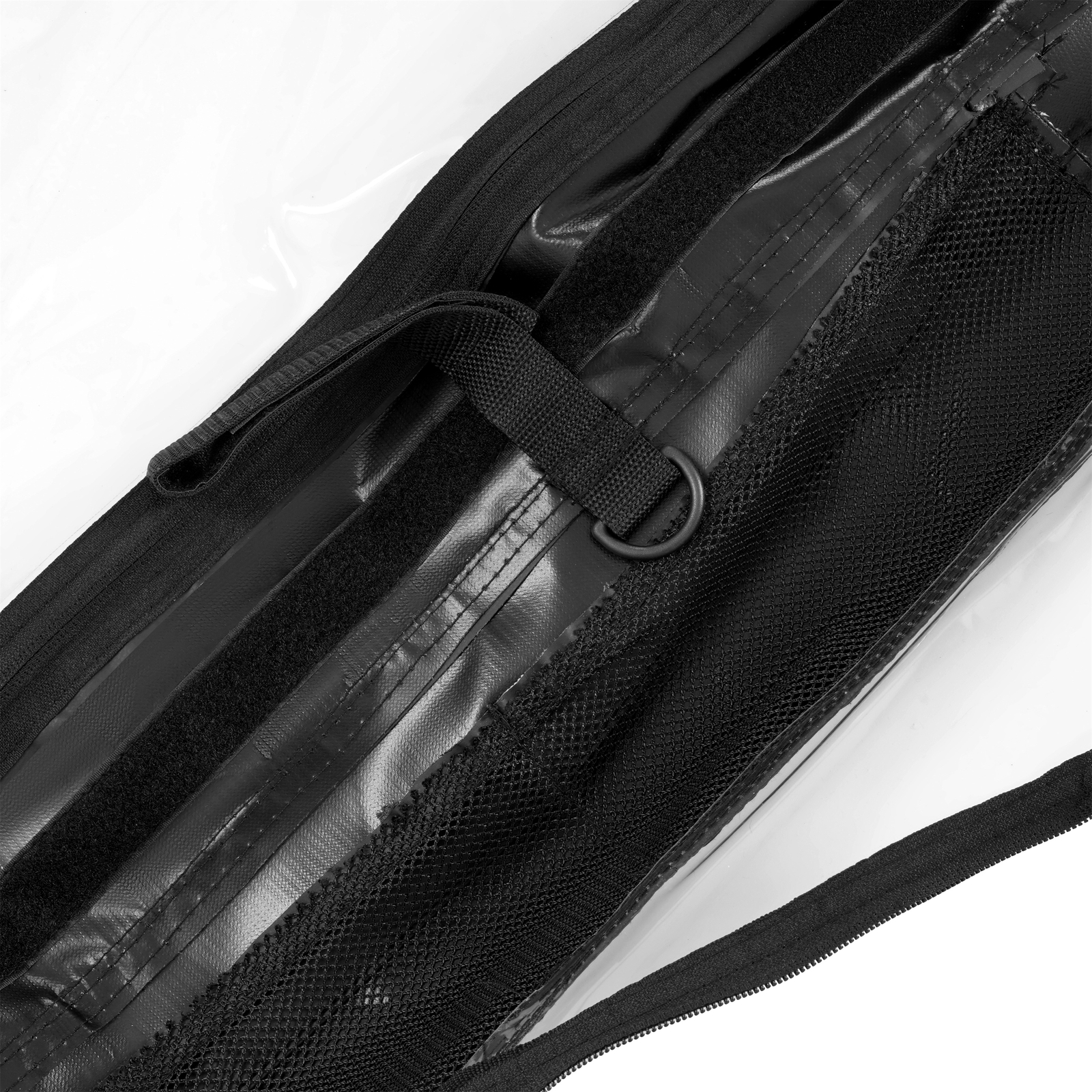 Black+Clear Soft Door UTV Cab Enclosure For 15 Kawasaki Mule 600 610 4x4 XC