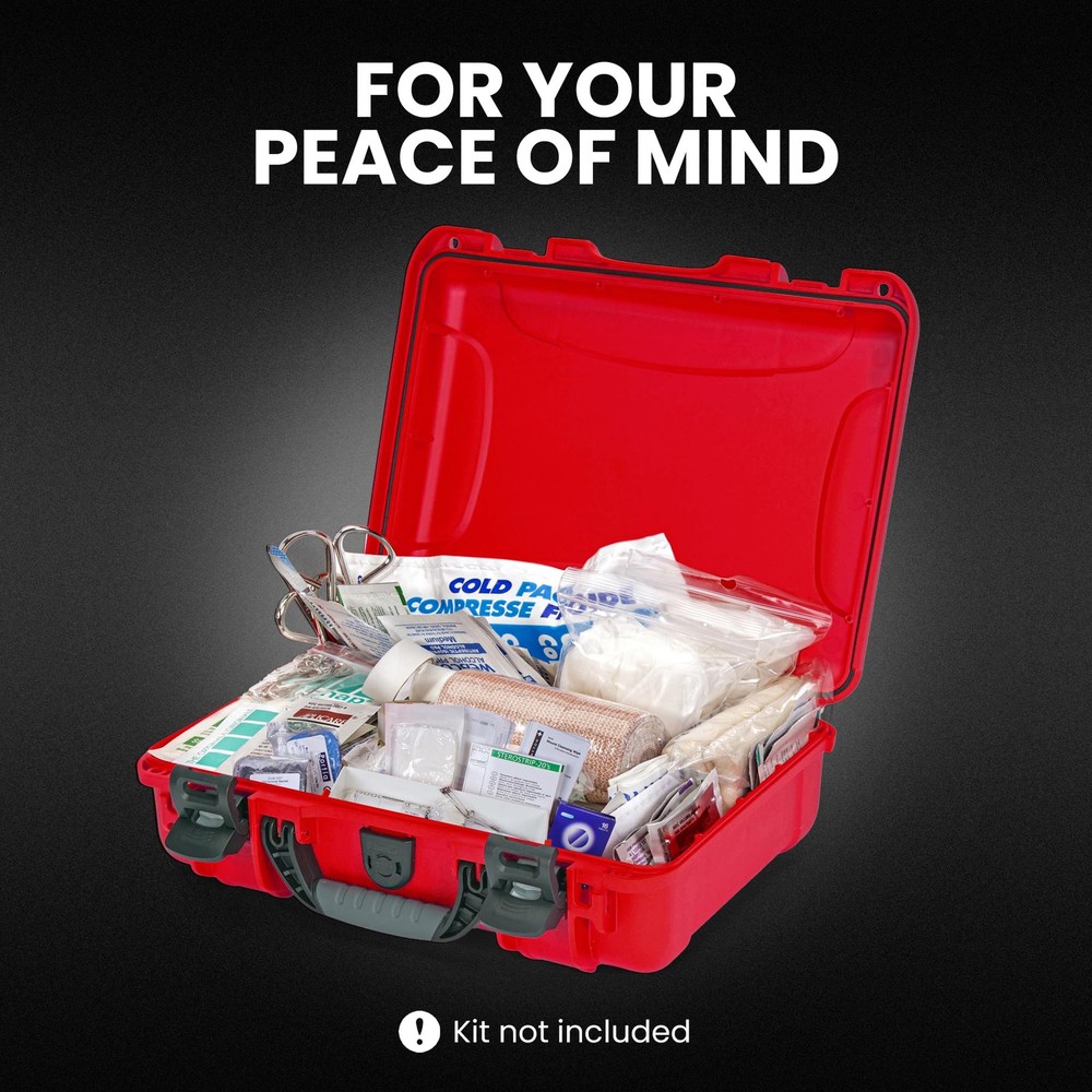 NANUK 910 Waterproof First Aid Box Empty – Durable, First Aid Organizer Case,...