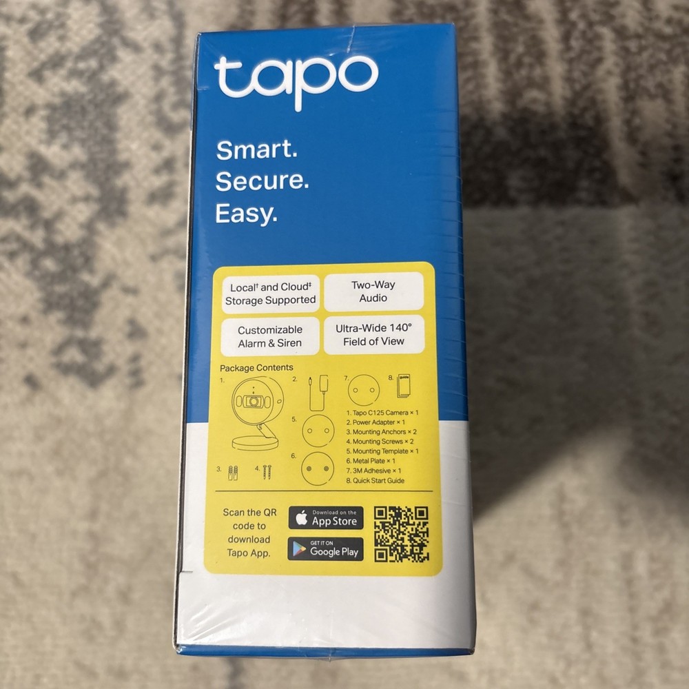 TP-Link - Tapo Indoor 2K Wi-Fi Security Camera w/ Physical Privacy Shutter