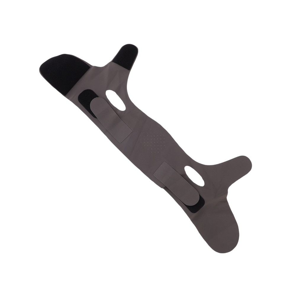 Chin Strap For Sleeping Cooling Fabric Reusable V Line Lifting Strap Black