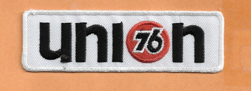 UNION 76  GASOLINE PATCH 4 "  WHITE