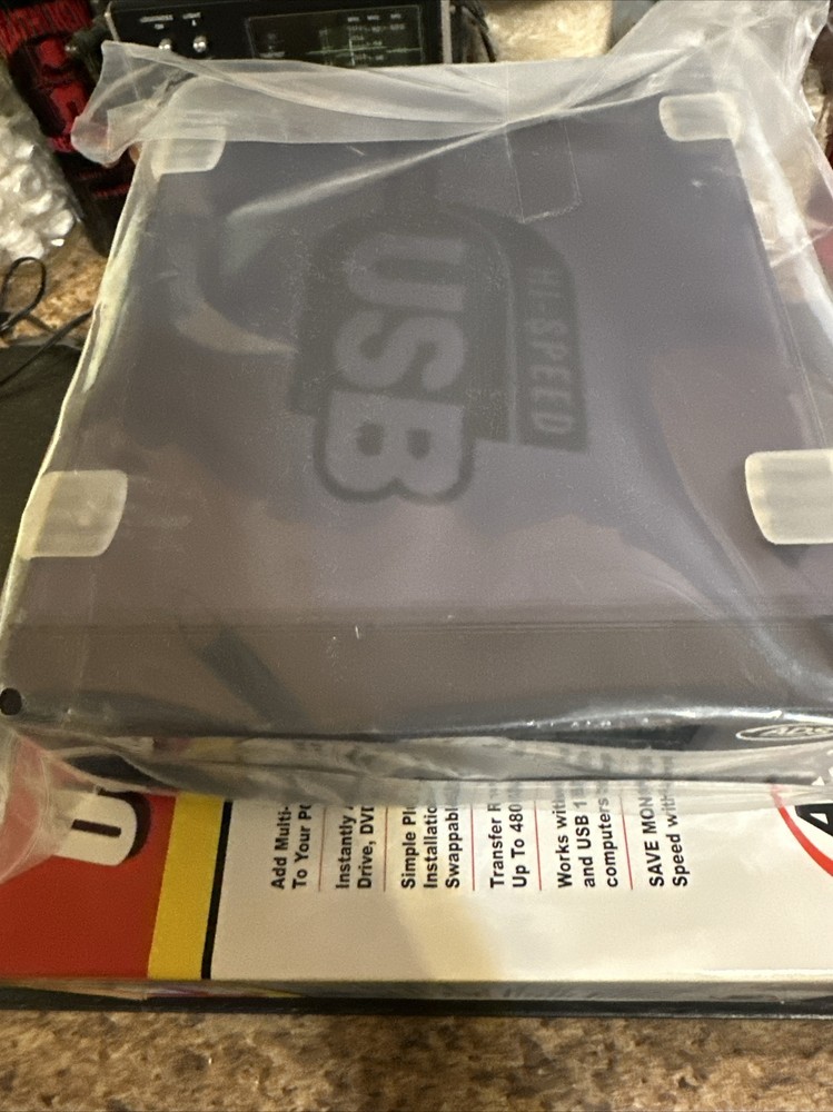 ADS Technology USB 2.0 External Hard Drive CD DVD Drive Kit USBX-804 PC Mac