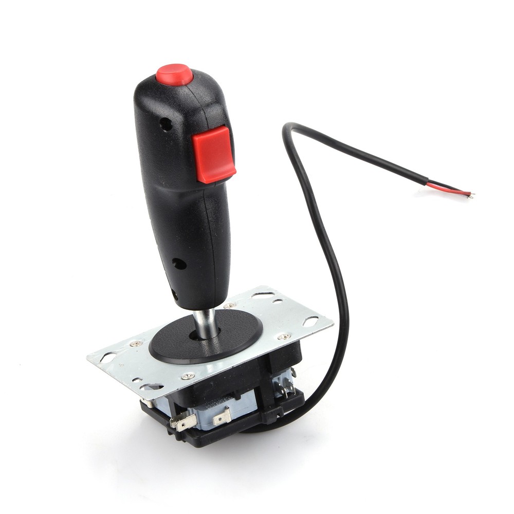 Arcade Game Cabinet Flight Stick Joystick Trigger w/ Microswitch NO Vibration nn