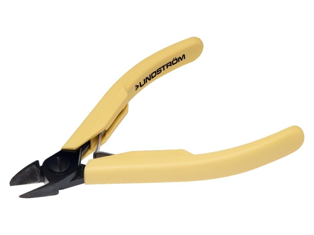 Lindstrom 8162 - Precision Diagonal Cutter w/Oval Head & ESD Safe Handle,