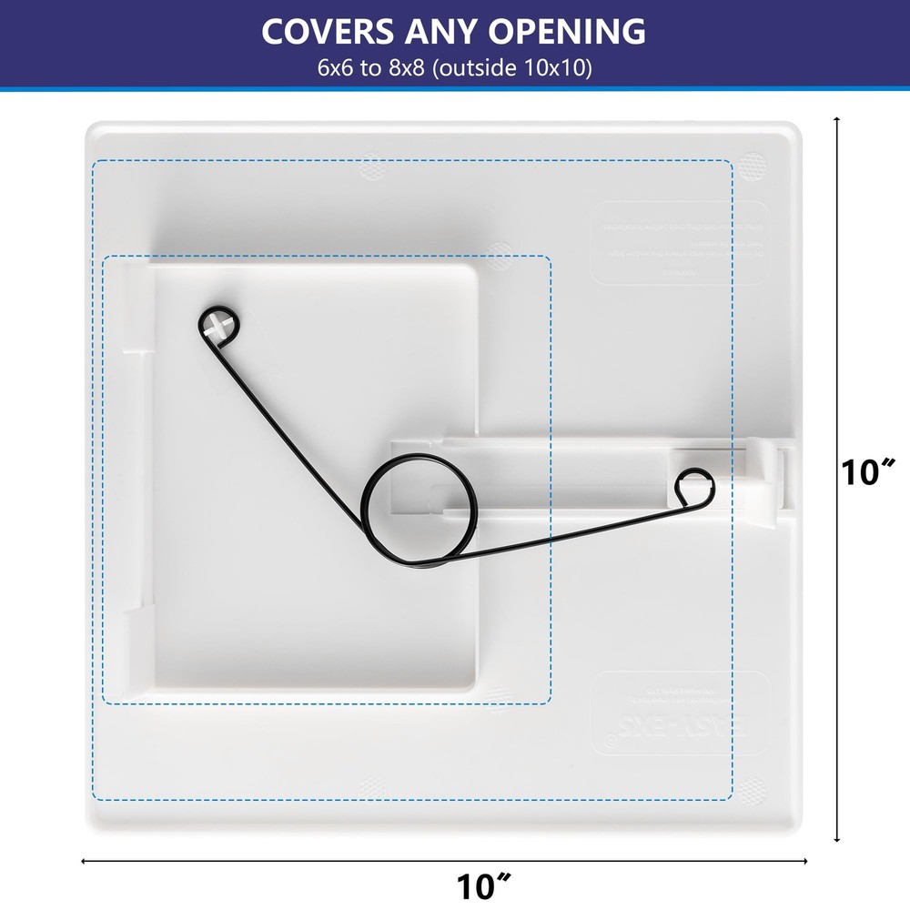 Access Panels Spring-Fit 8"x8" (External 10"x10") Square