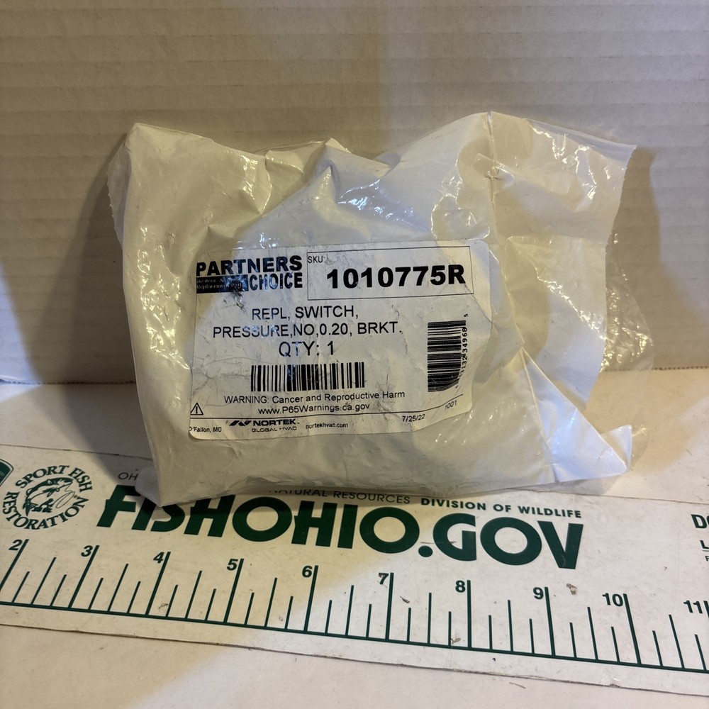 PARTNERS CHOICE 1010775R REPL, SWITCH PRESSURE