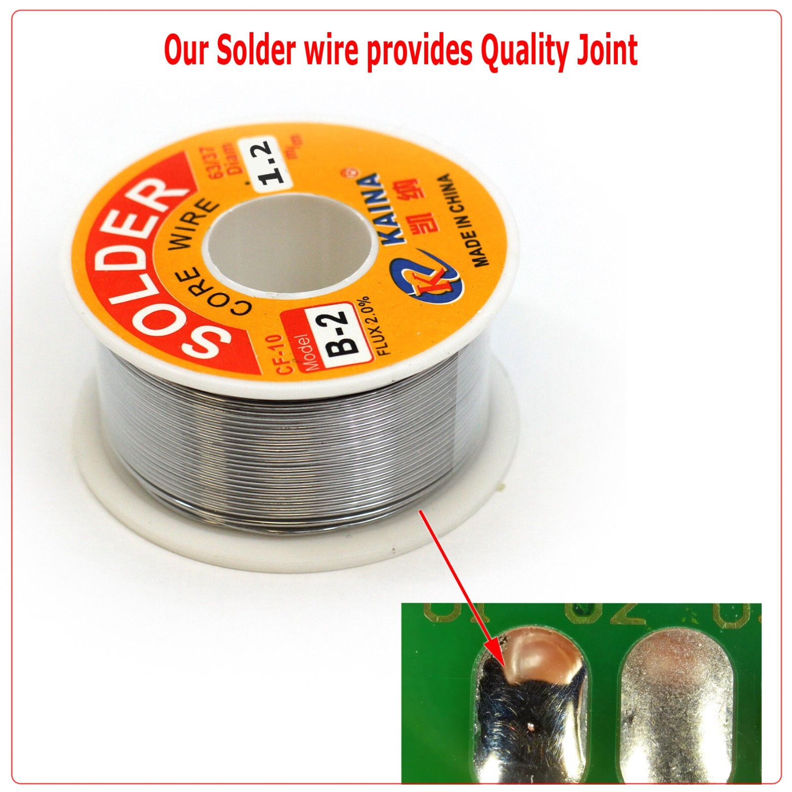 63-37 Tin Rosin Core Solder Wire Electrical Soldering Sn60 Flux .031"/1.0mm 50G