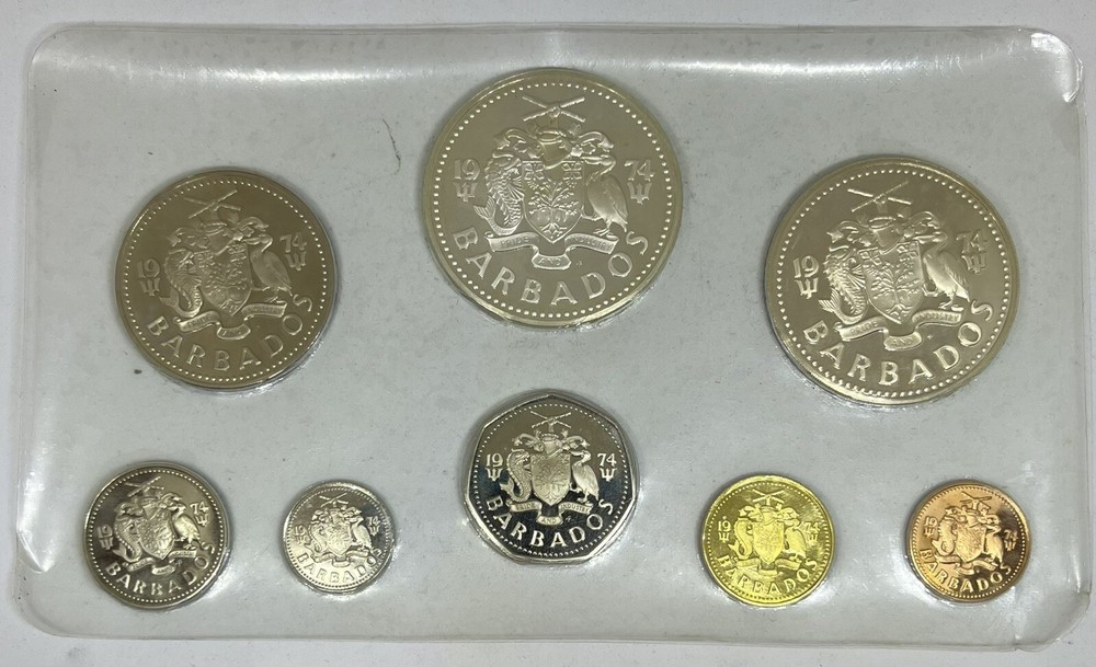 1974 Barbados 8 pc Proof Set